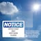 Signmission Office Staff Only Keep Door Closed, 5 in W x Rectangle, Vinyl Decal OS-2PACK-NS-D-35-L-16952 - alternate 4